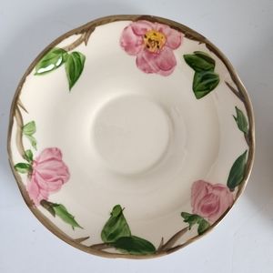 2 Franciscan Desert Rose saucers, Made in England